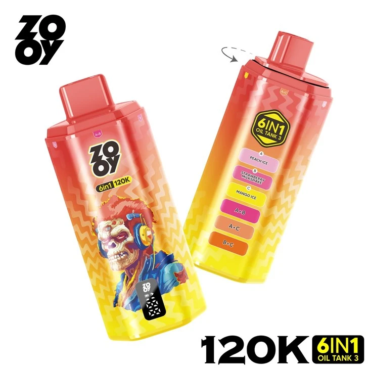 ZOOY VAPE 6 IN 1 120KPUFFS price